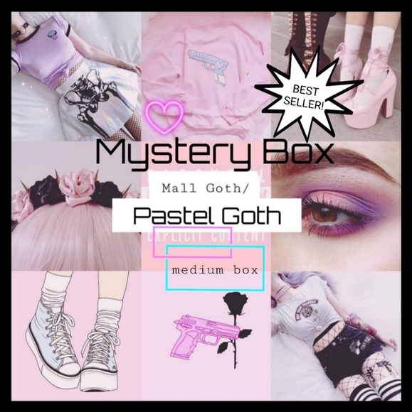 Killstar Tops Pastelmall Goth Mystery Large Box Harajuku